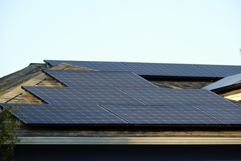 Solar Panels on a Residential Roof